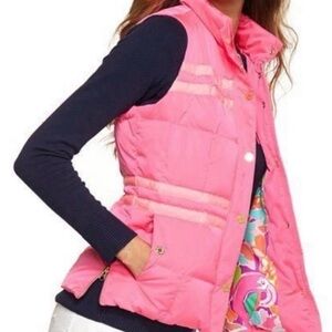 Lilly Pulitzer Hot Pink Kate Puffer